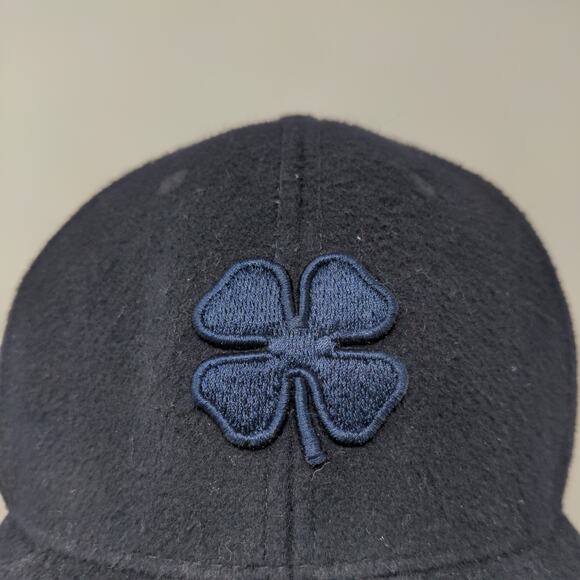 Black Clover USA Live Lucky Hat Black Slideback Embroidered Shamrock - Picture 3 of 12